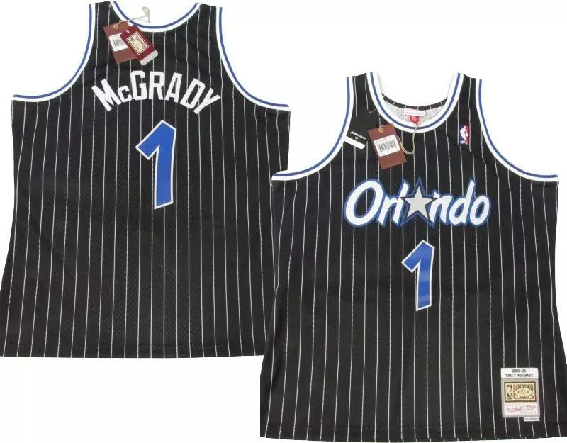 2003-04 Tracy McGrady #1 Orlando Magic Mens Mitchell & Ness Swingman Jersey
