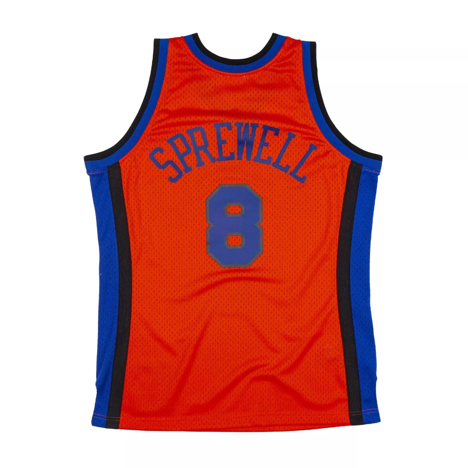 Latrell Sprewell New York Knicks 1998-99 HWC Authentic RELOAD Swingman Jersey