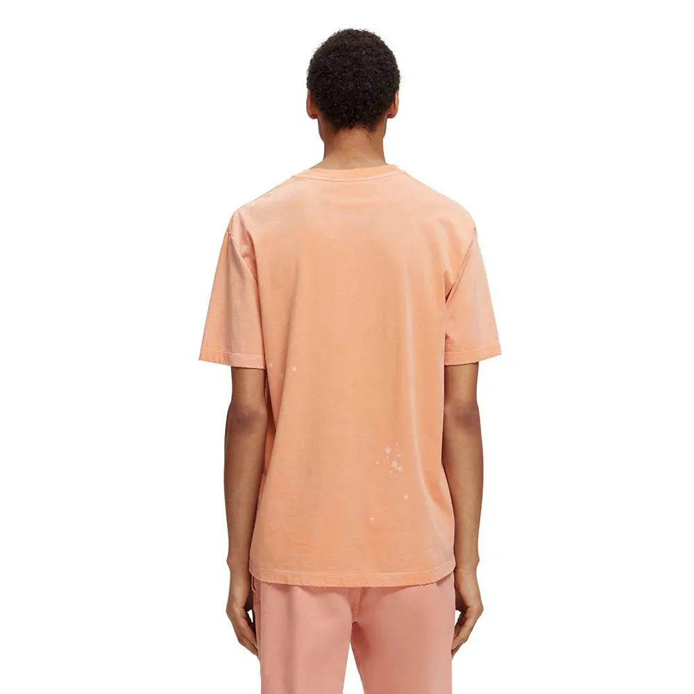 Scotch & Soda Denim Washed Graphic short sleeve T-shirt