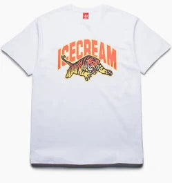 Ice Cream Tiger Tee White