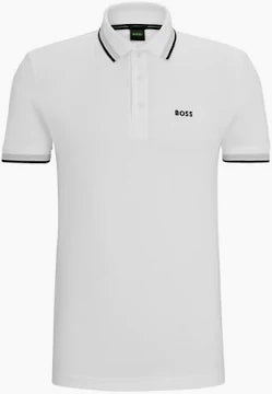 Hugo Boss Contrast Logo Polo Shirt Paddy Model