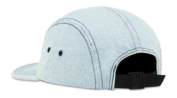 Supreme Denim Camp Cap (SS25) light washed indigo