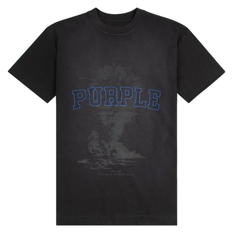 Purple Brand Sky High Tee black and blue