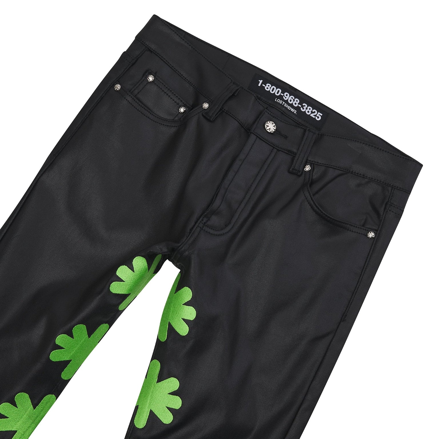 Lost Shdws Slime Waxed Denim | Slime Green