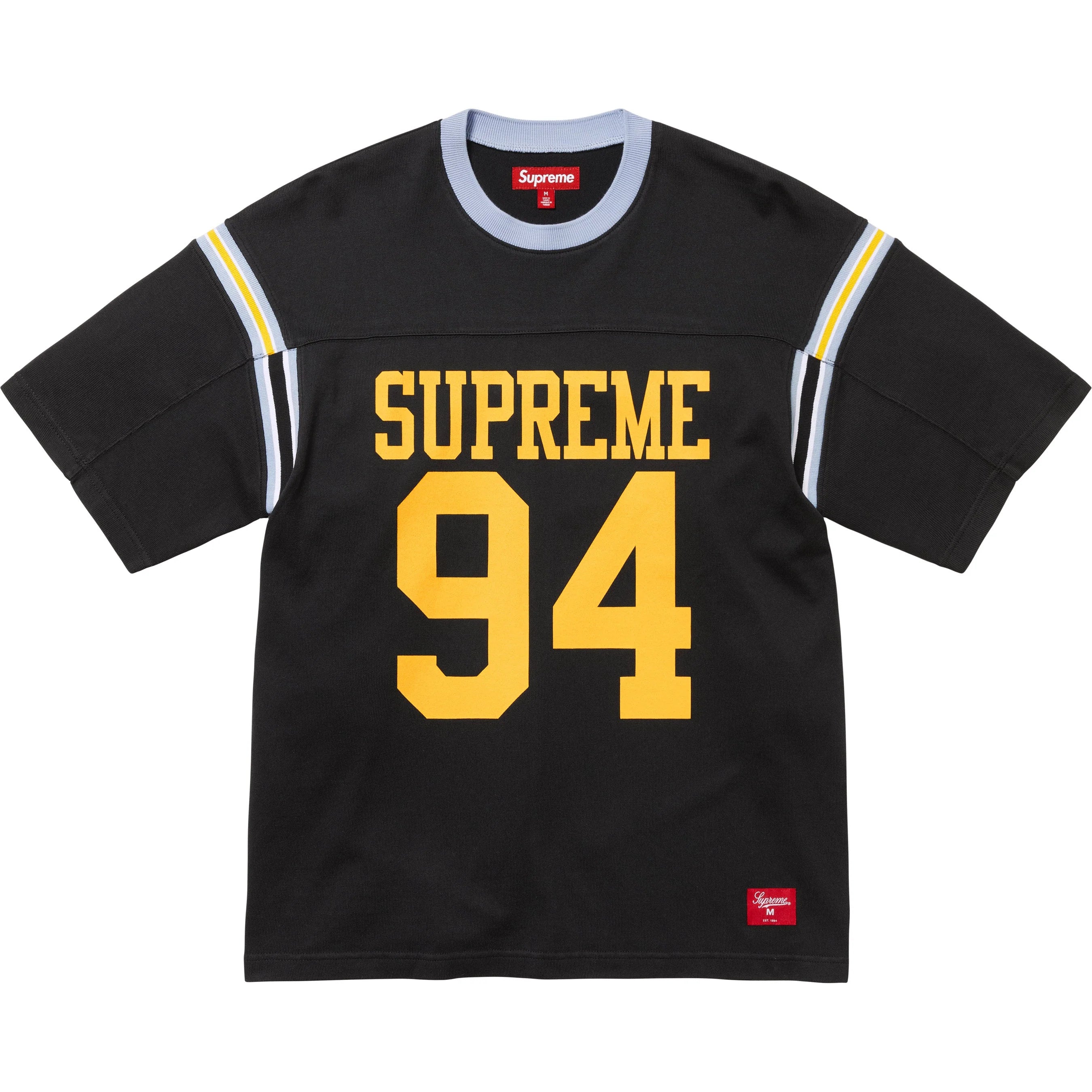 Supreme Split S/S Football Top BLACK