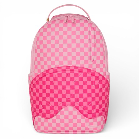 SPRAYGROUND - Pink Sharks In Paris Patch Backpack