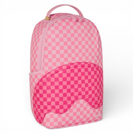 SPRAYGROUND - Pink Sharks In Paris Patch Backpack
