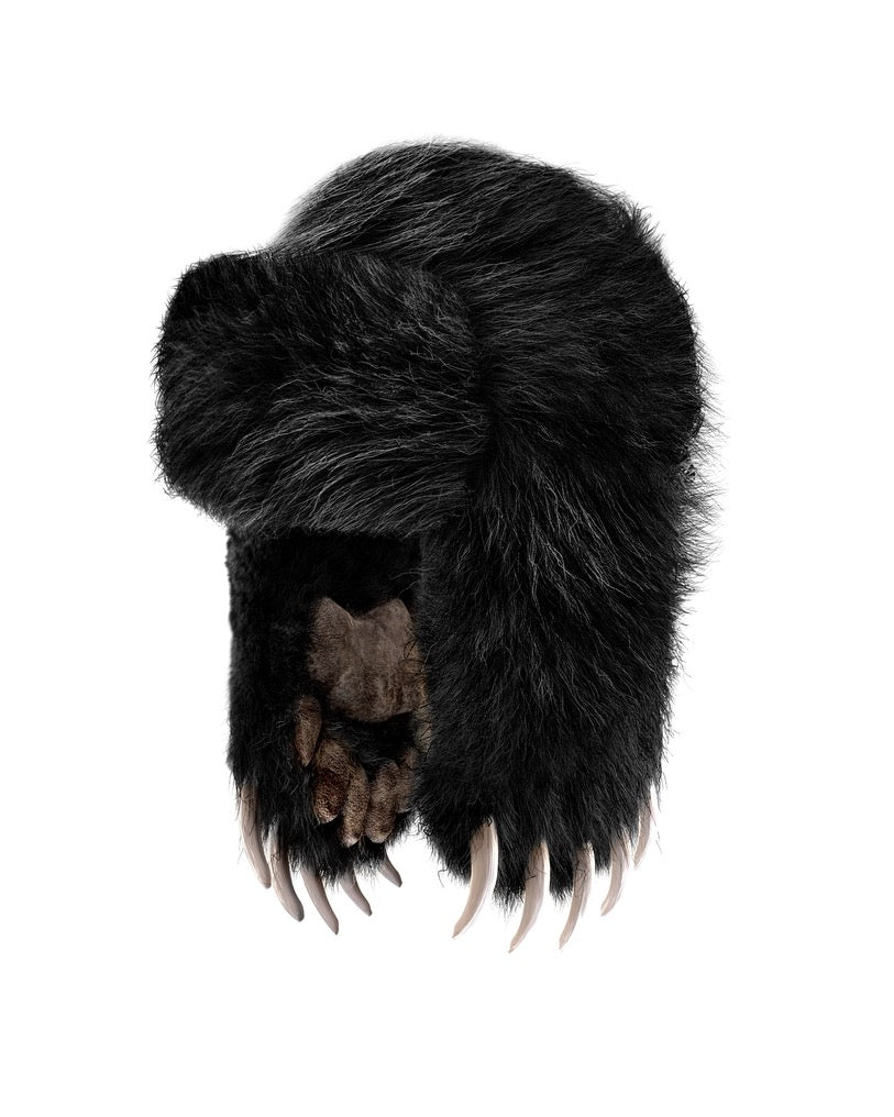 bravest studios bear claw hat black