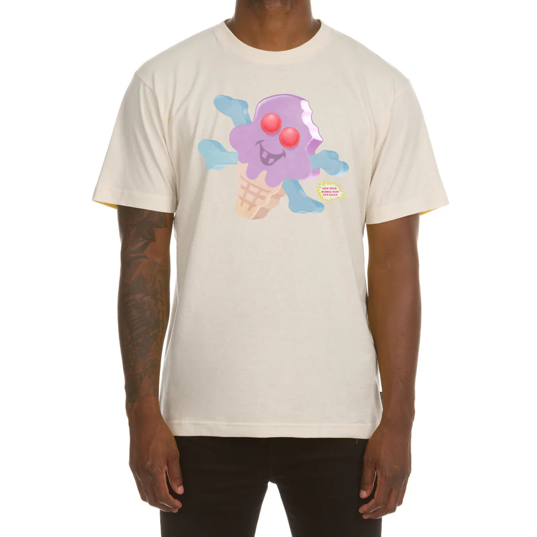 ICECREAM gumball eyes ss tee - whisper white