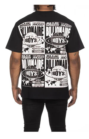 Billionaire Boys Club  bb supermoon ss tee - black