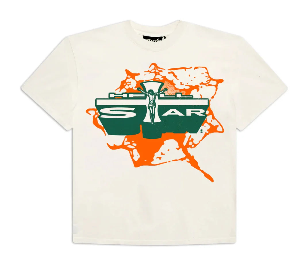 Hellstar Jesus T-Shirt White