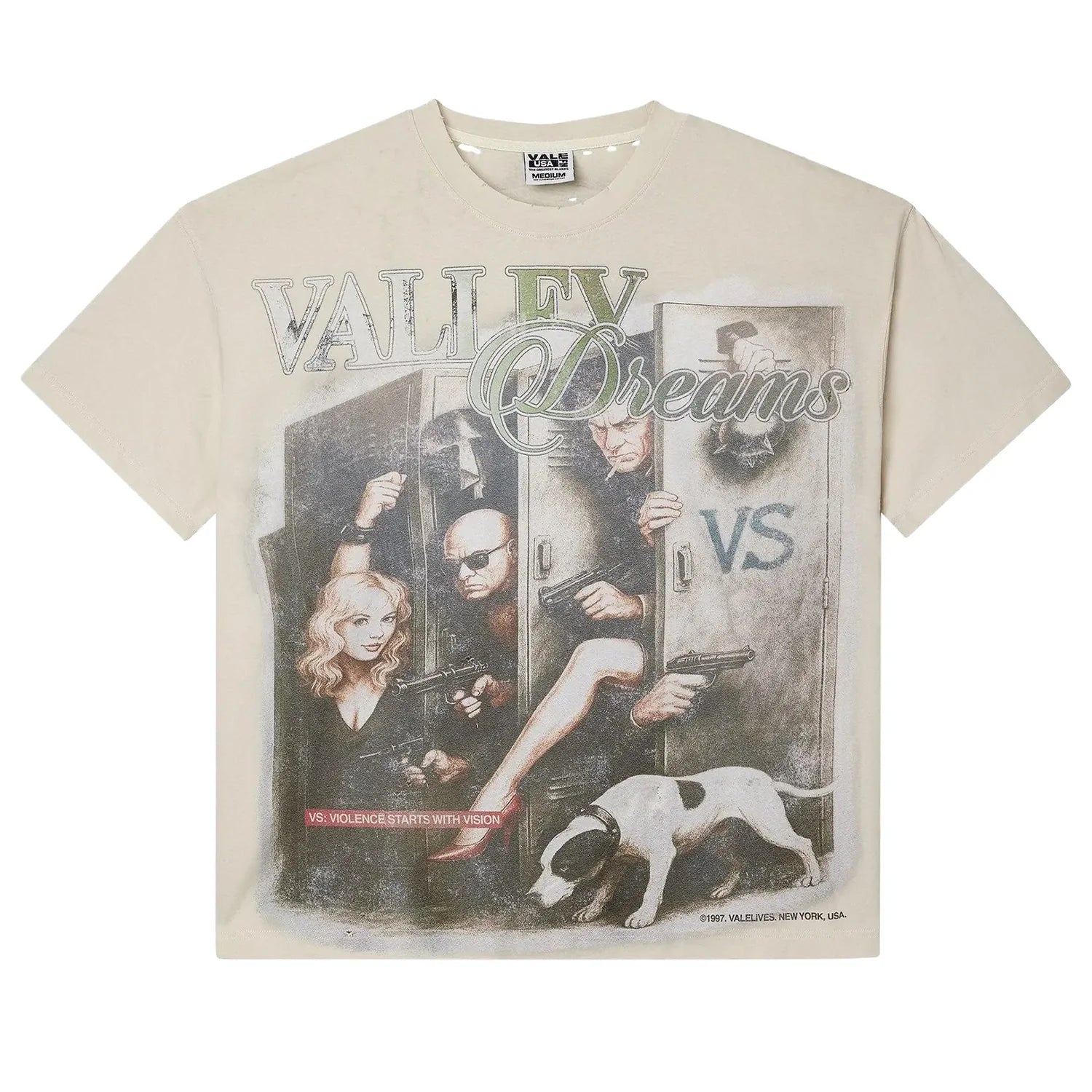 Vale Forever Locker Room Tee Vintage White
