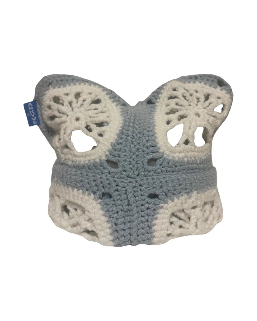 Frosted Tree Crochet Cat Hat