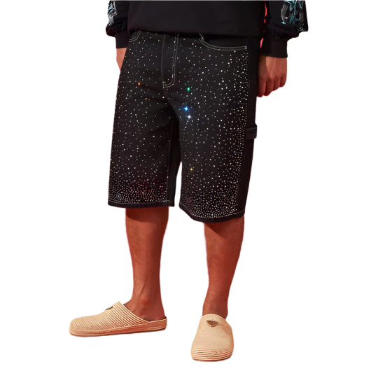 DUAA VICTORIOUS BLACK DENIM SHORT