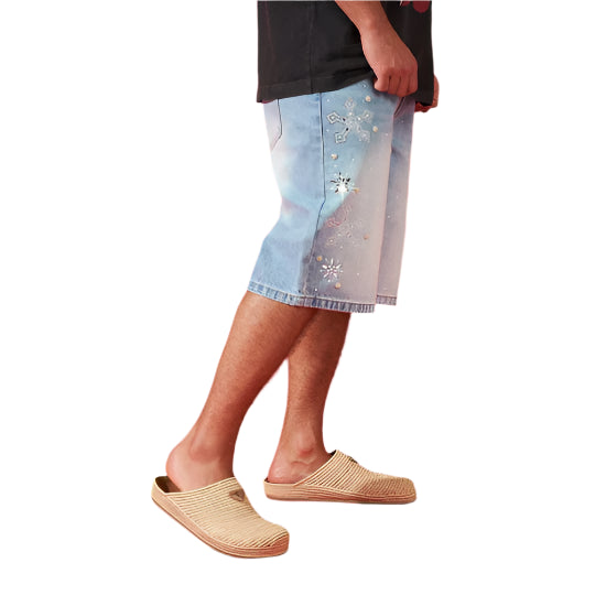 DUAA ''REWARD'' ICE STONE DENIM SHORT