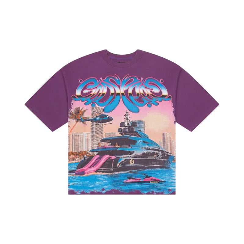 GODSPEED MEMENTO Memento Vivere Tee purple wash