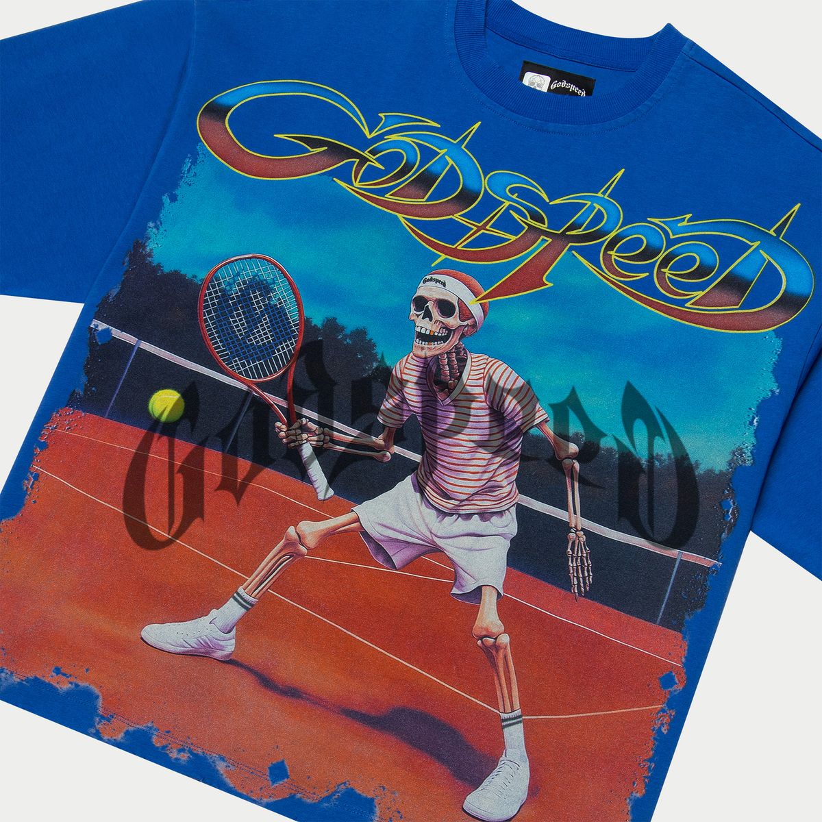 Top Spin Tee Blue Wash