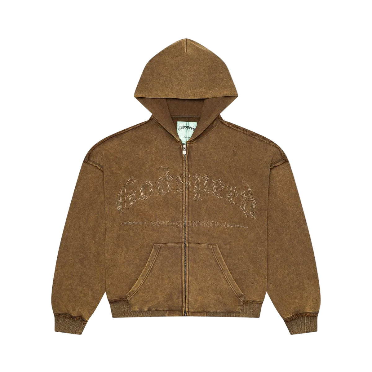 Studded Og Logo Hoodie - BROLIVE