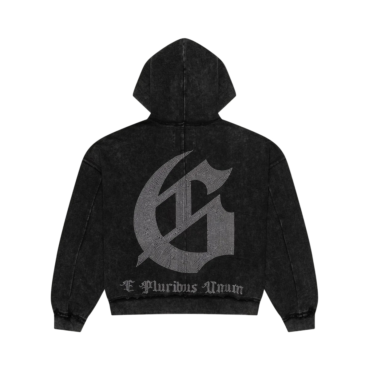 Studded Og Logo Hoodie - BLACK WASH
