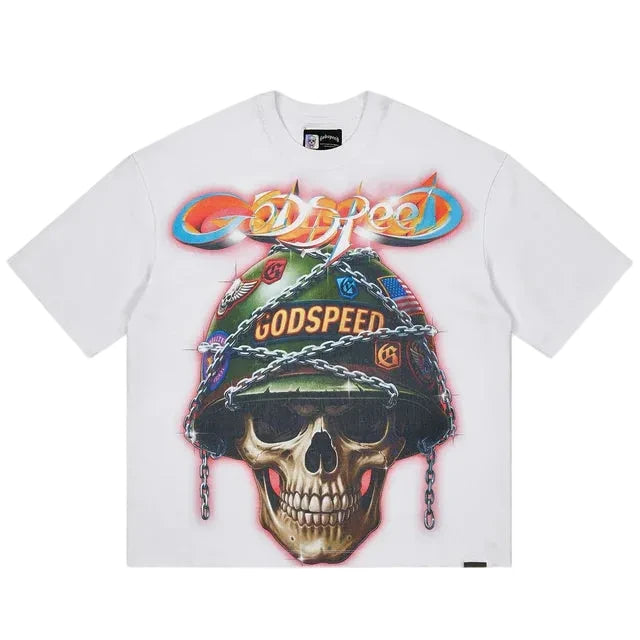 Godspeed Badges of Honor T-shirt Snow