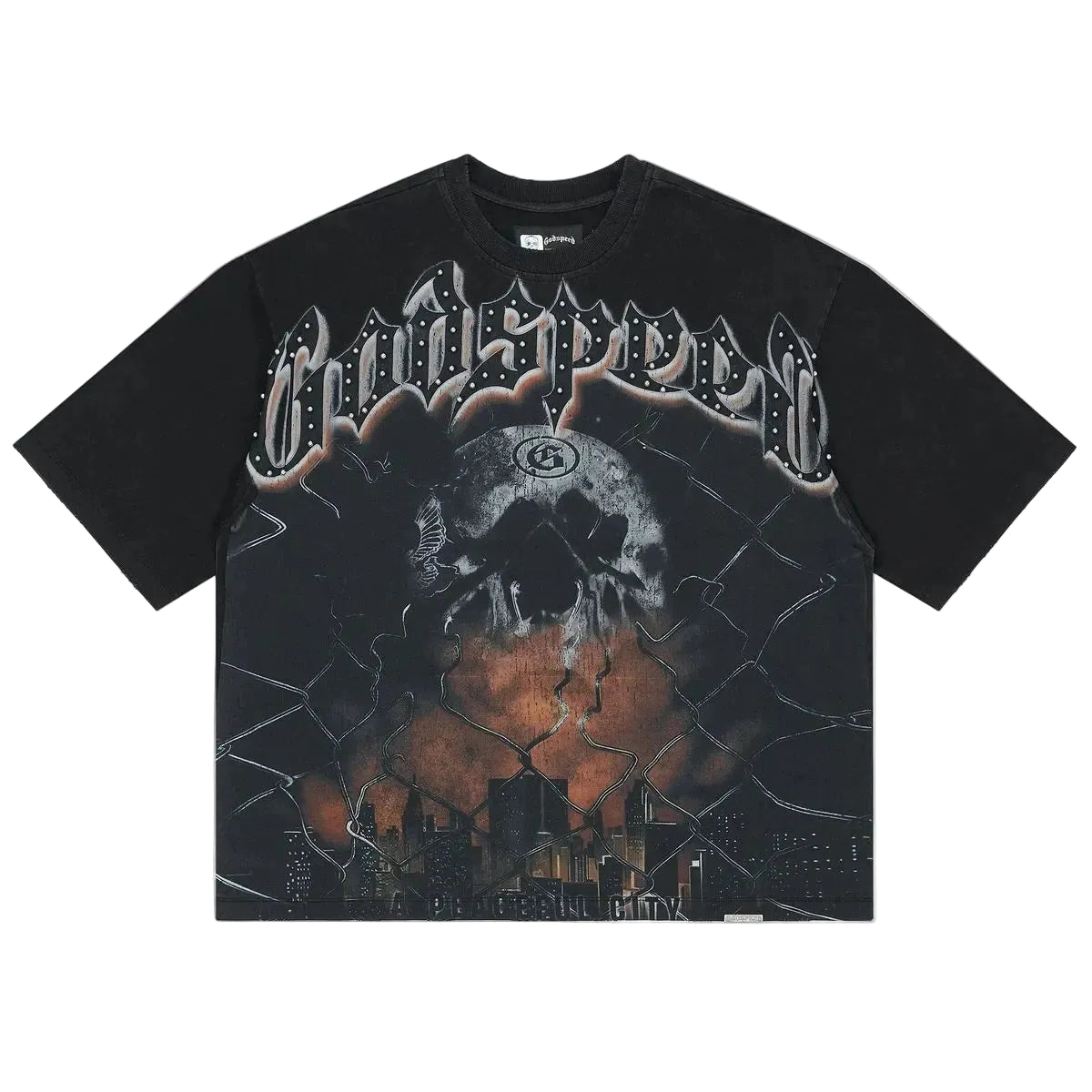Godspeed "FENCES" T-shirt - BLACK