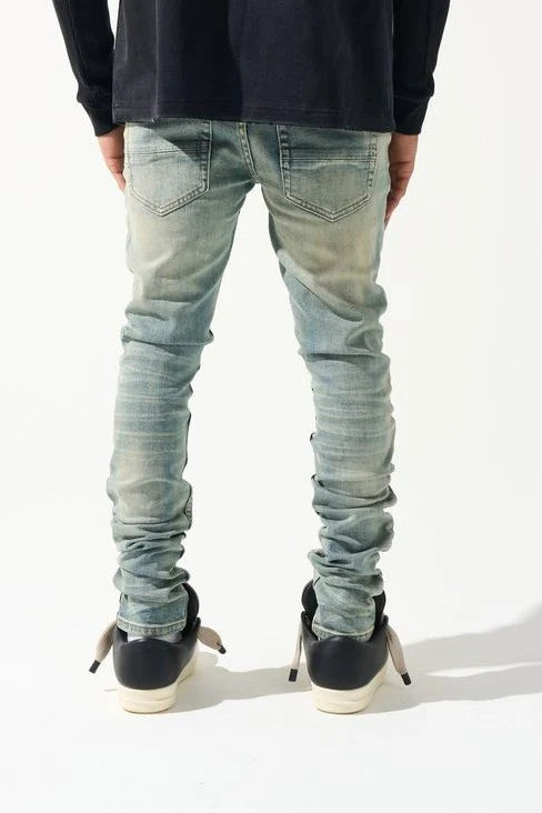 SERENEDE DYNASTY Mid Blue Jeans