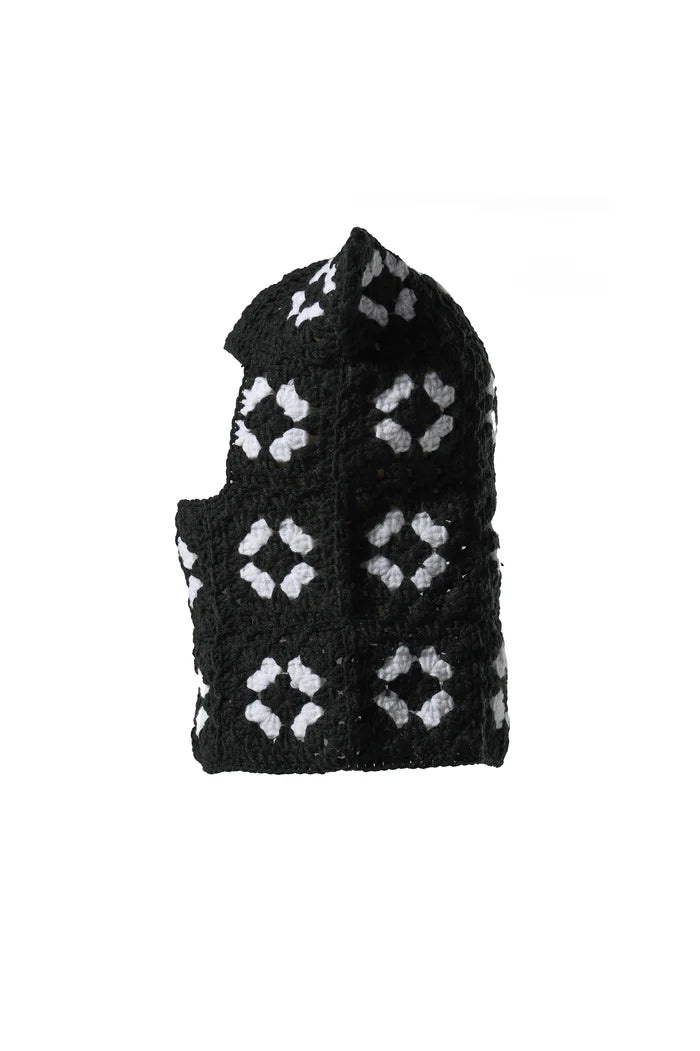 OBSEDIAN CROCHET CAT SKI MASK / BLACK