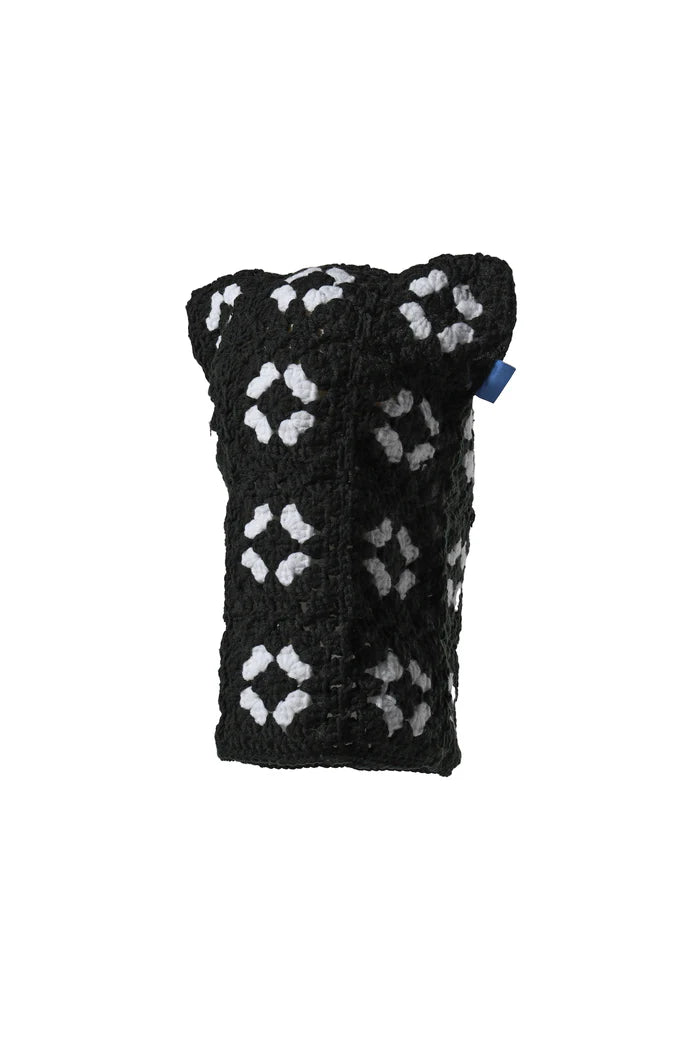 OBSEDIAN CROCHET CAT SKI MASK / BLACK