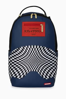 ICHIMATSU-MOYŌ WARP CHECK SHARK BACKPACK