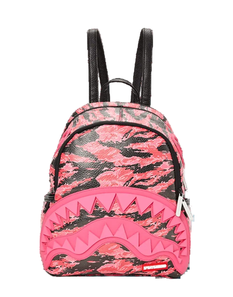 PINK TIGER CAMO SHARKMOUTH SAVAGE BACKPACK