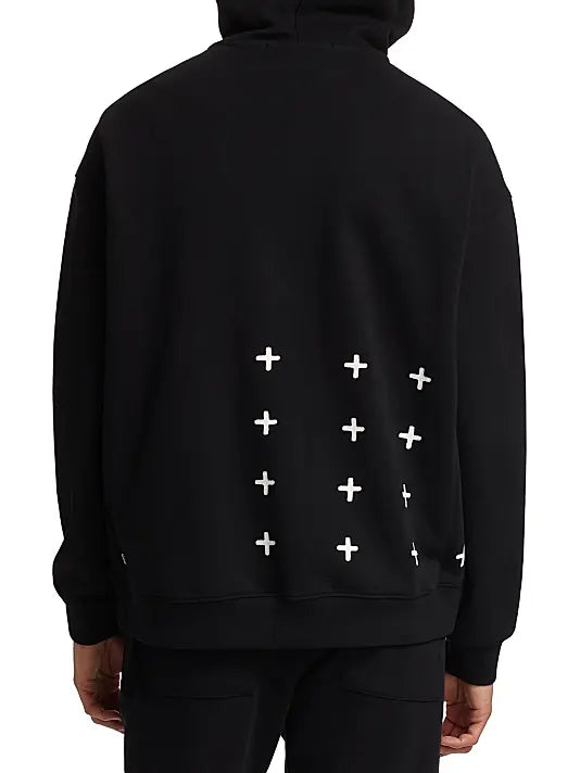 4 x 4 Kross Biggie Oversized Cotton Hoodie black