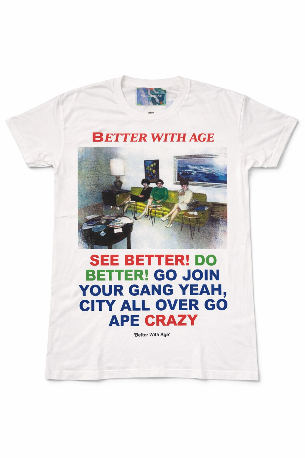 Gibberish tee (WHITE)
