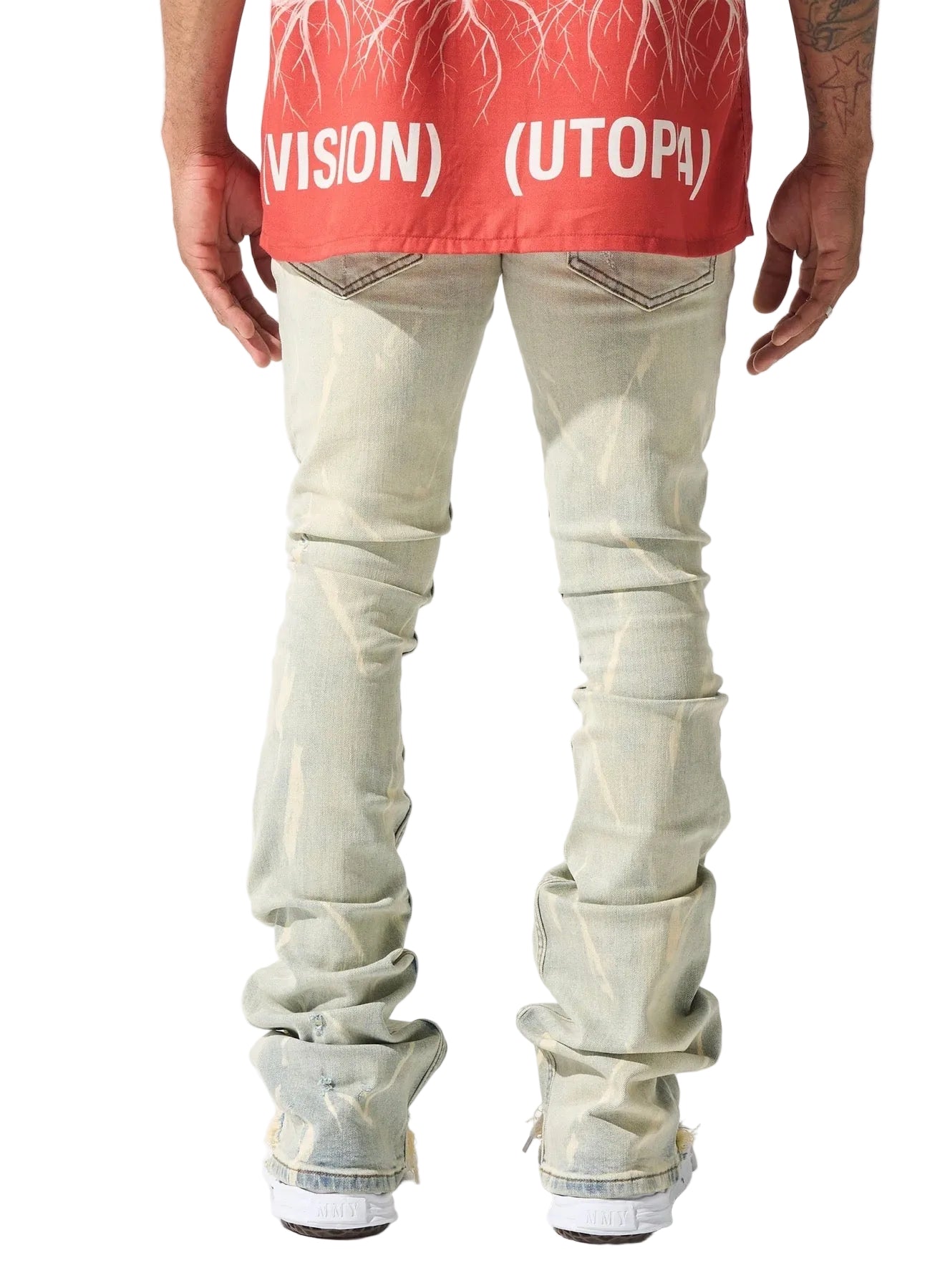 "SULFUR" Stacked Jeans serenede