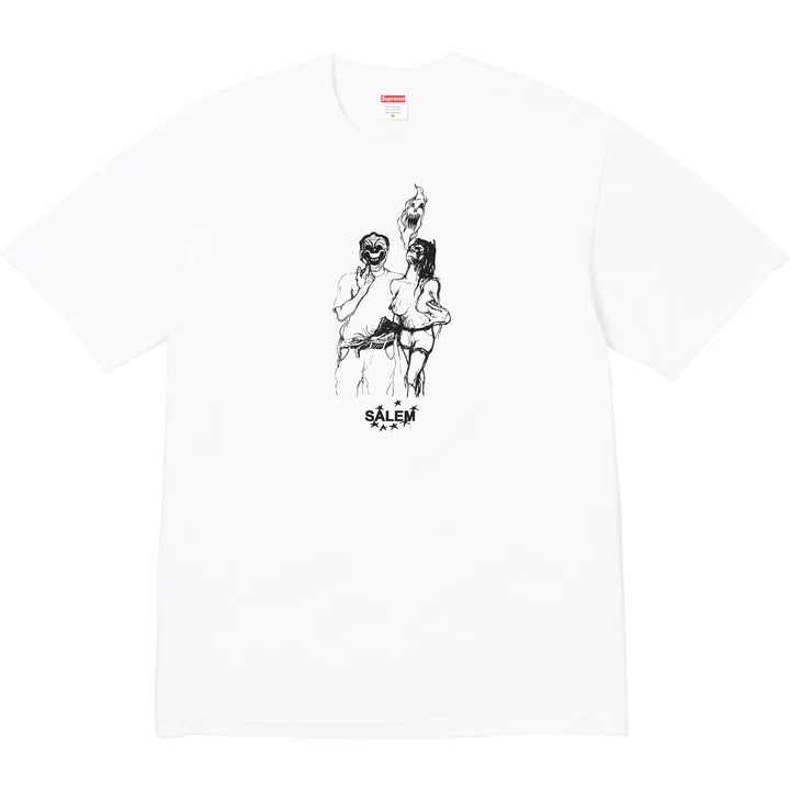 Supreme x Salem Tee 'White' SS26