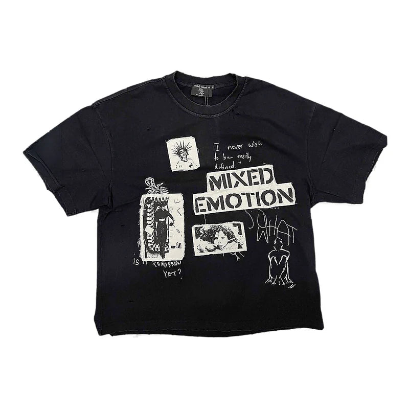 Mixed Emotion Stamped Tee