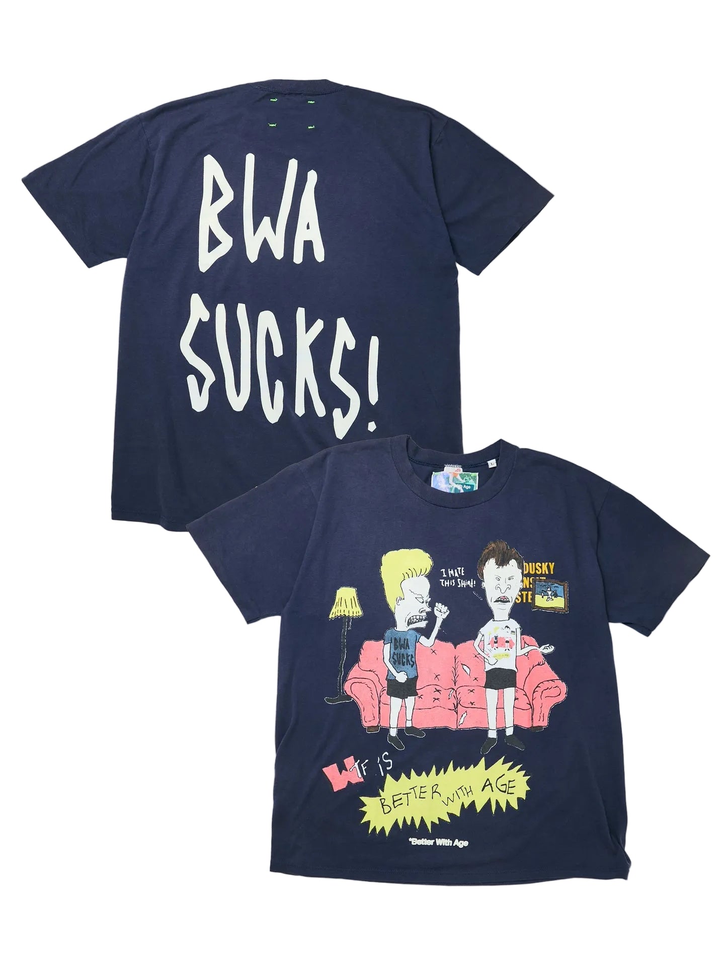 dumb tee (navy)