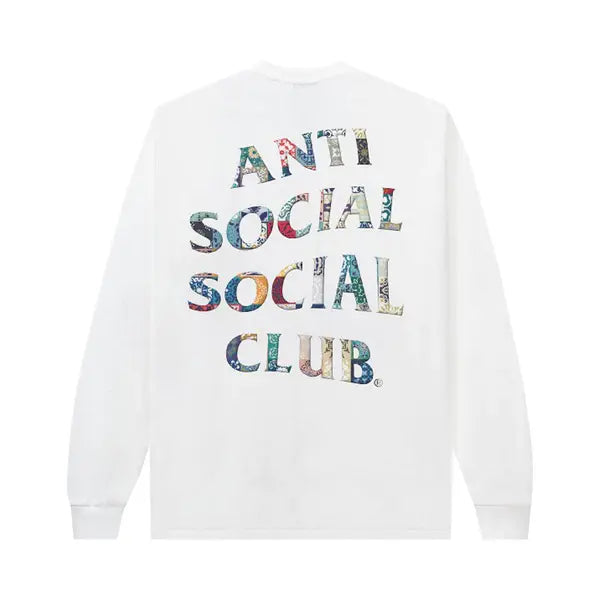 Anti Social Social Club Picking Up The Pieces Long-Sleeve Tee 'White'