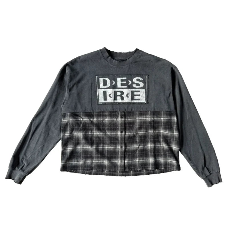 Bottega Desires Hybrid Flannel T-Shirt