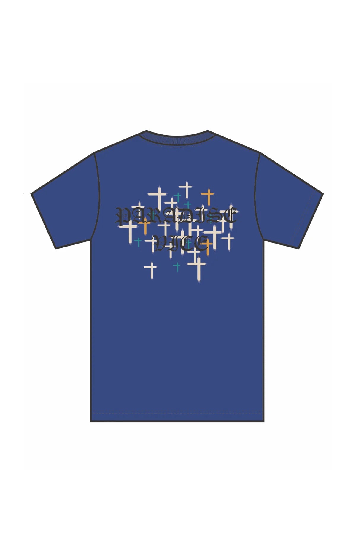 LIAM - Navy Old English Paradise - Tee