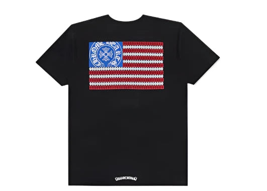 Chrome Hearts American Flag Dagger T-shirt 'Black'