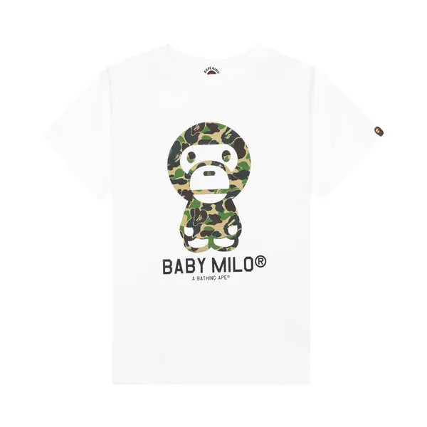 BAPE Kids ABC Camo Baby Milo Tee 'White