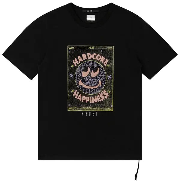 Ksubi Hardcore Kash Jet Black T-Shirt