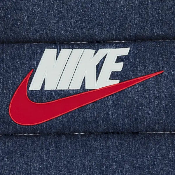 Supreme x Nike Denim Puffer Vest 'Indigo'