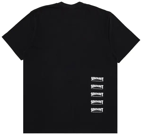 Supreme x Thrasher Back Tail Tee 'Black'