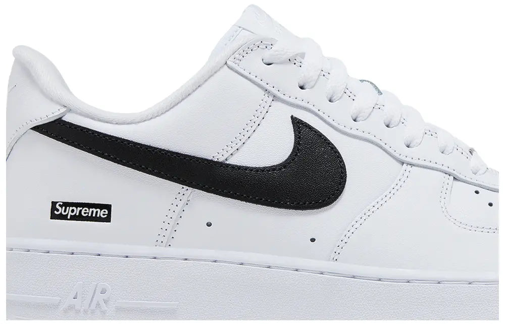 Supreme x Air Force 1 Low 'Box Logo - White Black'