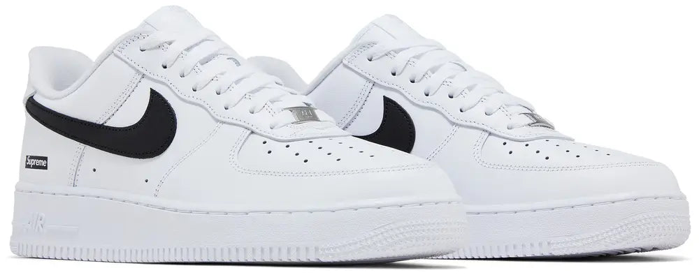 Supreme x Air Force 1 Low 'Box Logo - White Black'