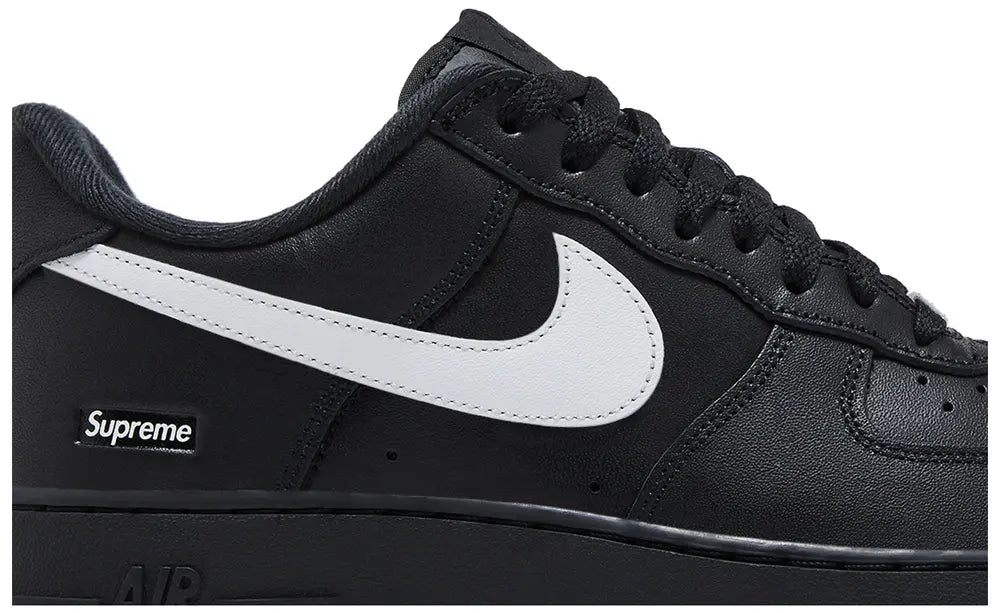 Supreme x Air Force 1 Low 'Box Logo - Black White'