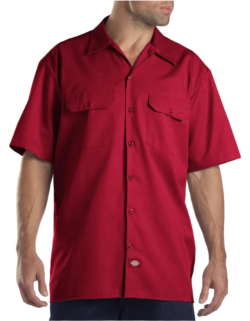 Short Sleeve Work Shirt (red)