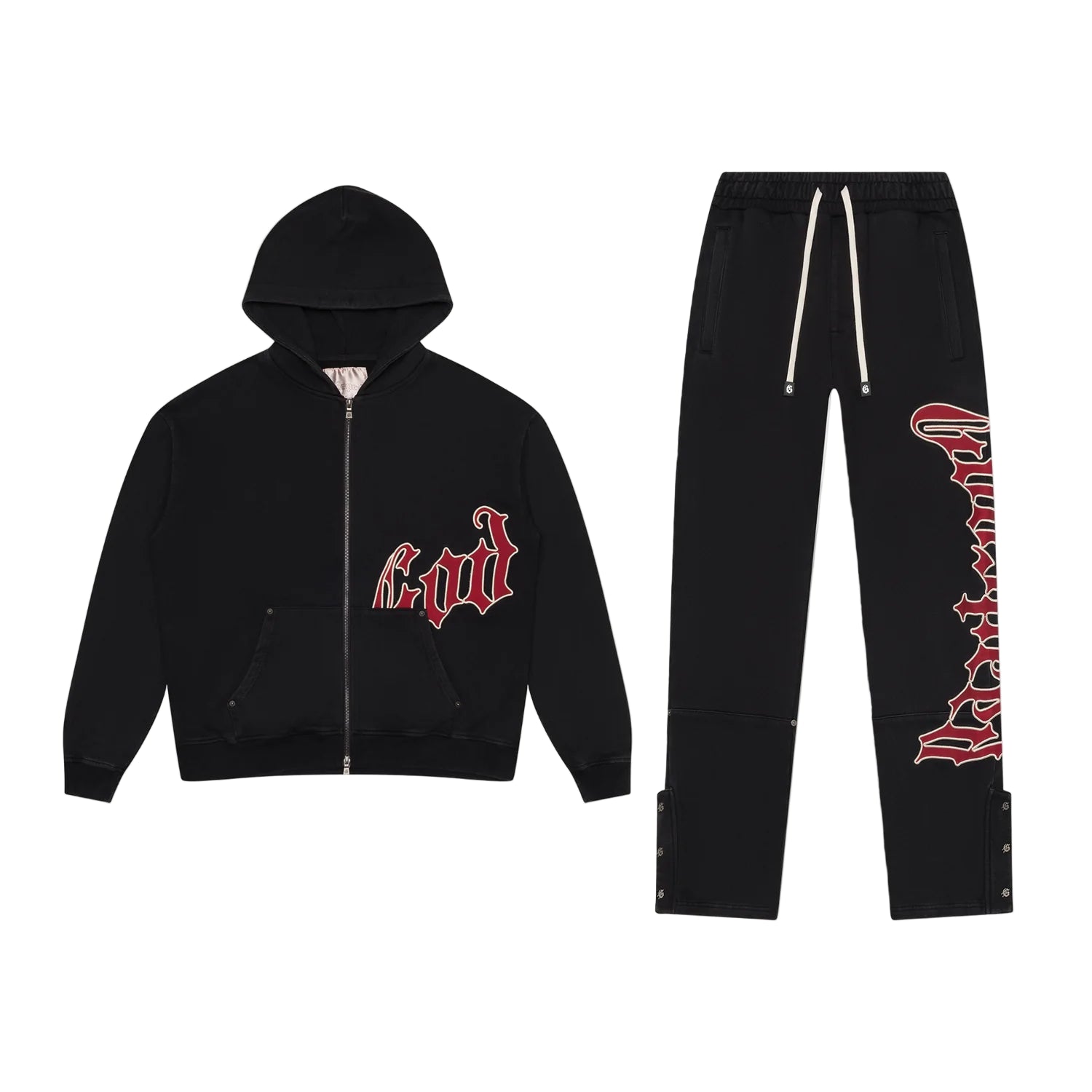 OG Logo Sweatsuit V2 (Black/Red)