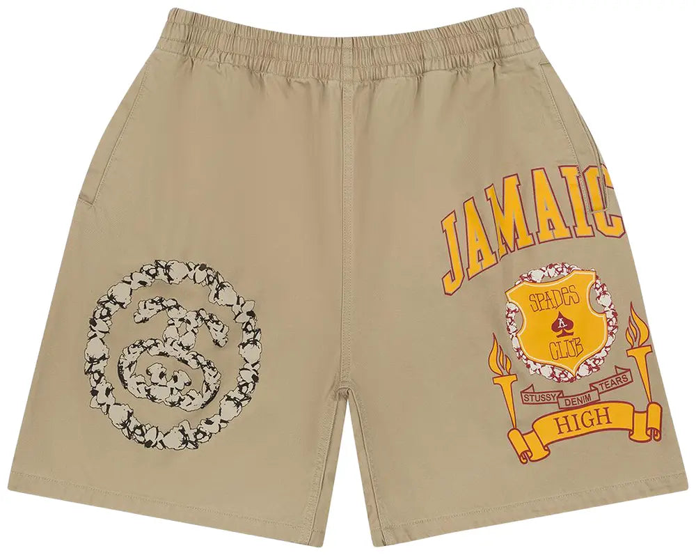 Denim Tears x Stussy Jamaica High Khaki Short 'Khaki'